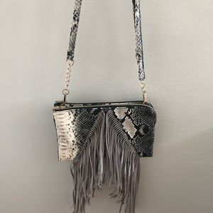 Snakeskin Crossbody Bag